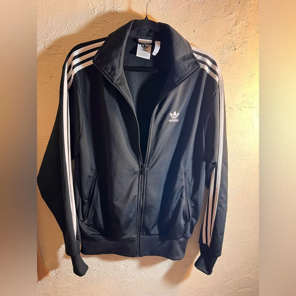 Adidas Men's Black White Track Jacket S